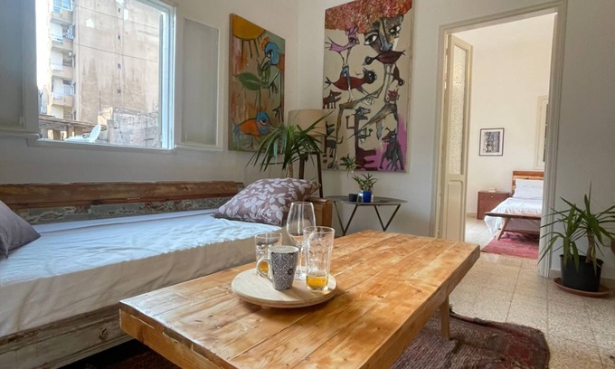 Hazmieh Apartment | Retro Bohemian Escape in Historical Sioufi Neighborhood - Ashrafieh