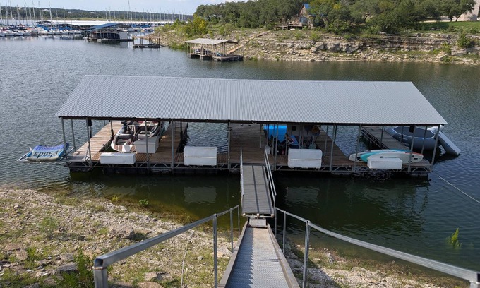 Yacht Harbor Cottage | Right on Lake Travis - Dock for Boating, Paddleboard and Swimming, Cowboy Pool, Lake Views