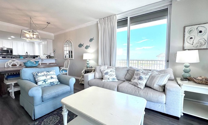 Fort Morgan Condo | Right on the Beach! Corner Condo, Direct Gulf Views! Pool, WIFI