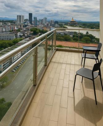 Kuching Apartment | River view RDA 13A07A with balcony