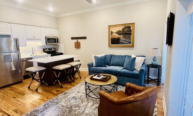 Historic Downtown Apalachicola Condo | Riverfront Suite #309 at Water Street Hotel in Apalachicola