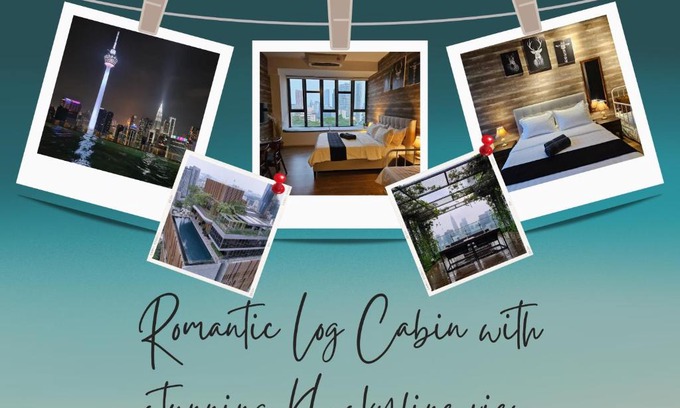 Bukit Bintang Apartment | Romantic Log Cabin 3 - in the Heart of KL city (walk to KL Tower/KLCC/Bukit Bintang)