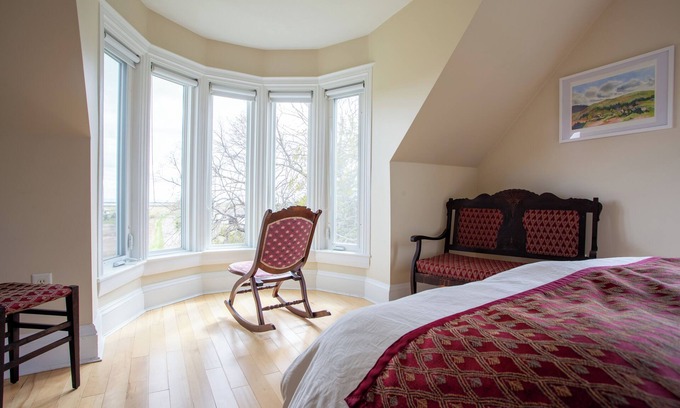 Advocate Harbour Bed & Breakfast | Romantic Victorian guest room for two close to the ocean and hiking trails