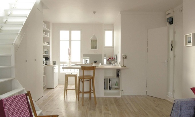 Enfants-Rouges Apartment | Rooftop Apt Terrace Trendy Haut Marais district central Paris 3 rd