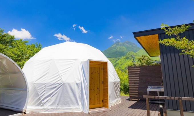 Yufuin Onsen Cabin | Room dome tent with hot spring 1 night and 2 /Yufu Ōita