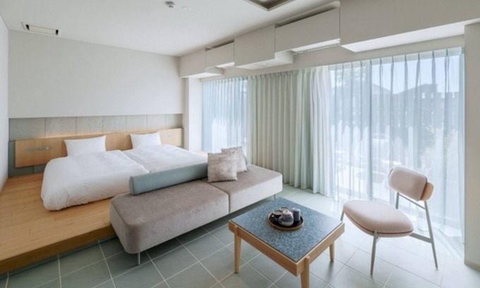 Saijo Hotel | Room only plan Deluxe Room Twin with terrace L/Saijo Ehime
