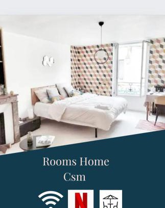 Charly-Sur-Marne House | ROOMS HOME CSM Suites privées 1 ou 2 chambres en cœur de ville entre Paris et Reims 40 mn Disneyland Paris