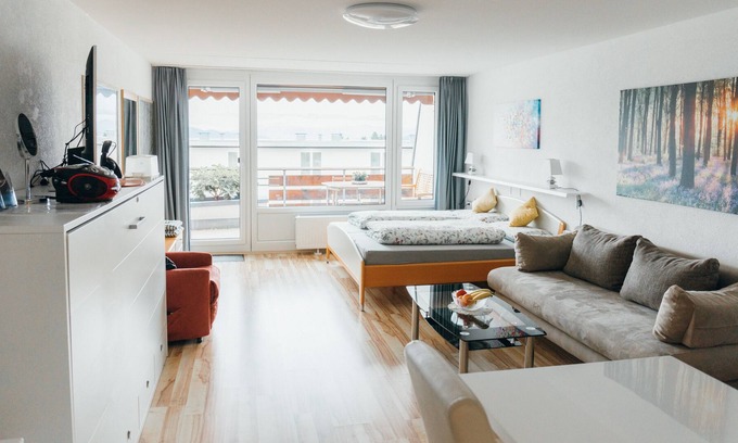 Scheidegg Apartment | Rosenalm Studio - Pool, Sauna und Rundum-sorglos-paket