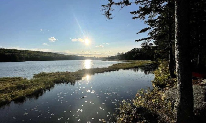 Blue Hill House | Rustic and Stylish Cabin on Stunning Serene Pond