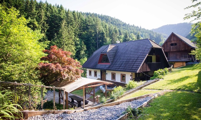 Ljubno House | Rustic Authentic Holiday Home with Terrace and Wood Stove - Three Bedroom Holiday Home with Terrace
