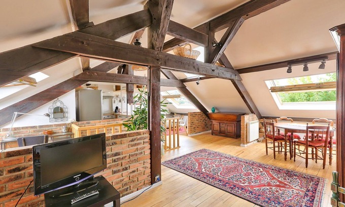 Meudon Apartment | Rustic Bohemian Duplex in Meudon