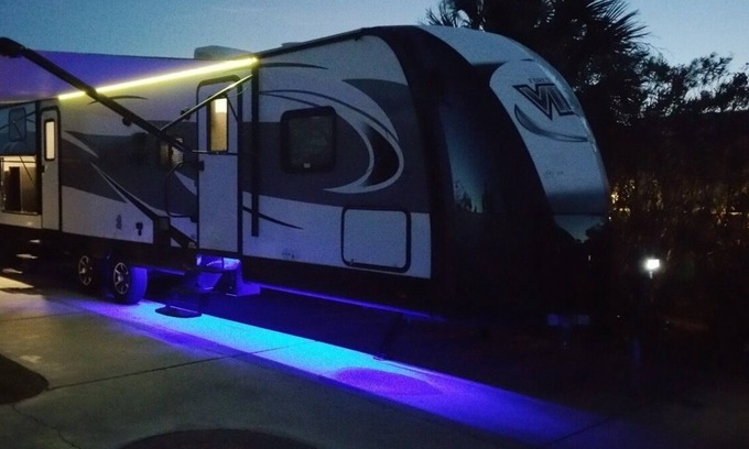 Northwest Corpus Christi House | RV Resort on Wheels “Miami Vibe”, steps from Coastal Bend Beaches—Delivery/Setup