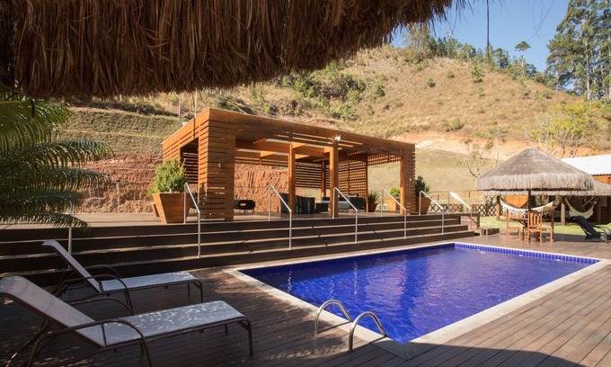 Marechal Floriano Villa | Sítio 5 Folhas, recanto vista montanha