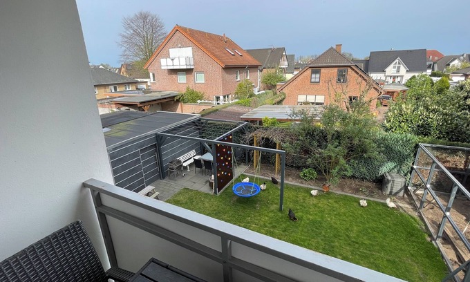 Rietberg Apartment | Süße, Komfortable Wohnung mit Parkplatz und Schnellem Internet