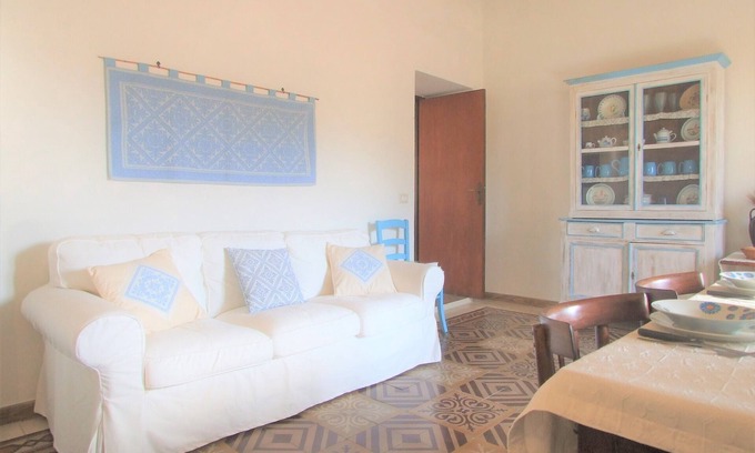 Teulada Apartment | Sa Domu Rosada - Traditional Sardinian house with large panoramic terrace