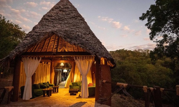 Selous Game Reserve Cabin | Sable Mountain Lodge, A Tent with a View Safaris
