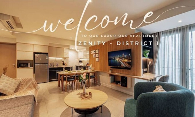 District 1 Apartment | Saigon Explorer's Dream:Prime 3BR Apt w/Pool & Gym