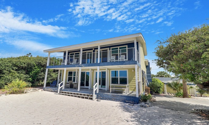 Mexico Beach House | "SALT WIND" HAS GULF VIEWS, STEPS TO BEACH, SECLUDED & PEACEFUL!