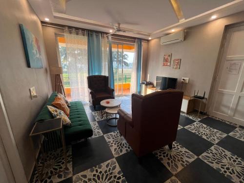 Fatrade Apartment | Sandy toes 2 bhk facing paddy field , pool available and walking distance to beach