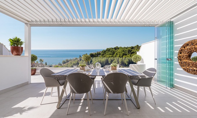 Almunecar House | SANNTONIO 4, Luxurious villa with jacuzzi ocean view and private beach club