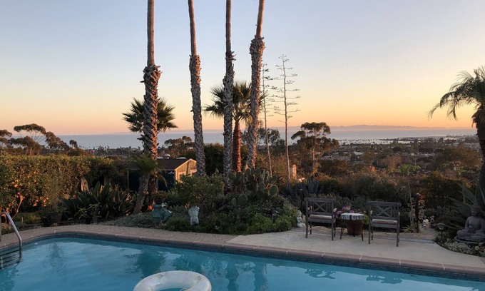 Eastside House | SB home.n Pool, hot tub. Gardens. Fab. Views. Quiet.