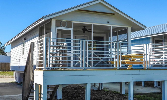 Cape San Blas Cottage | Scallop Cove #4 - Sunshine Daydream - Bayfront, Pet Friendly, Save 15% on 25' Bookings!