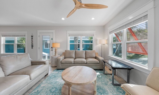 Kiska Beach House | Scenic Stays coastal 3-bedroom home just steps from the beach with a pool!