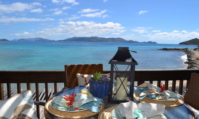Red Hook Condo | SEA GLASS at Sapphire Beach Unit E-206 - great views of STJ and BVIs!