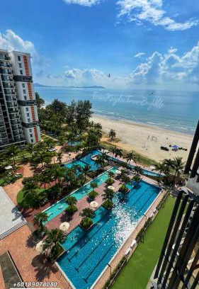 Kuantan Apartment | Sea View & Pool View & WiFi & Netflix at Iman Kazoku TimurBay Ville Studio 2BDR