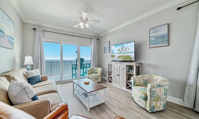 Gulf Shores Condo | Seawind 1709 | Updated Beachfront Corner Condo – Great location!