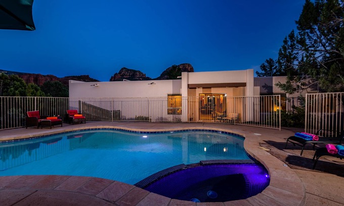 Sedona House | Sedona Spectacular-Salt Water Pool & Hot Tub, Red Rock Views, Near Trails, Location!