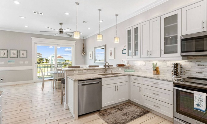 Navarre Beach House | Serendipity Beach Cottage: Spectacular Home with Pool, Golf Cart and Elevator!