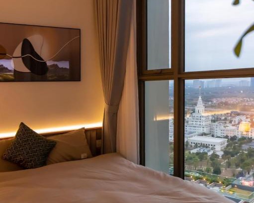 Gia Lam Apartment | Serendipity Homestay Studio H2 Masteri view Vinuni