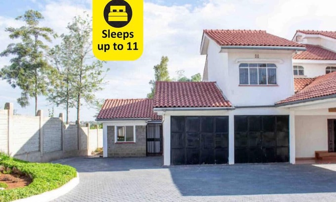 Athi River House | Serene 5BR Home with Jacuzzi and Garden in Mombasa Road