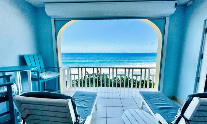 Christiansted Condo | Serenity at the C overlooks the Crystal Blue Water of the Caribbean Sea
