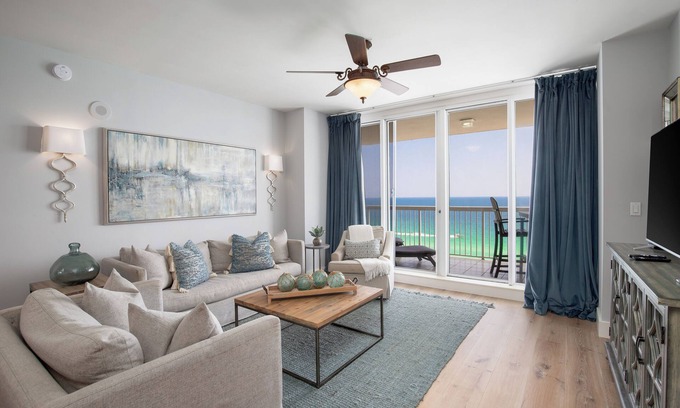 Destin Condo | "Serenity Blue" Destin, Gulf Front Condo, Private Beach, Pool
