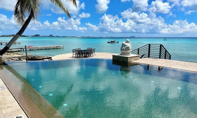 Northwest Point Condo | Seven Mile View #3B - Oceanfront Studio & Pool