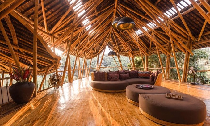 Abiansemal Villa | Sharma Springs 5 bds Luxurious Bamboo Mansion Pool