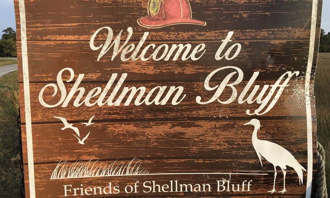 Shellman Bluff House | Shellman Bluff Village Home: Ideal location,3 bedrm,2 bath,lg porch,boat shed