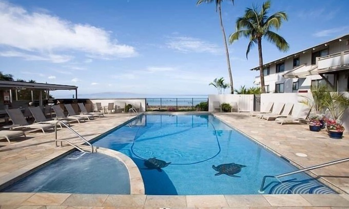 Kihei Condo | Shores of Maui - Ocean View- Top Floor Unit-Spacious! AC & WiFi