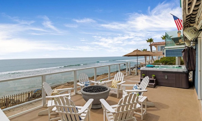 South Oceanside House | Single Family Home with a Private Beach Backyard P1809-0