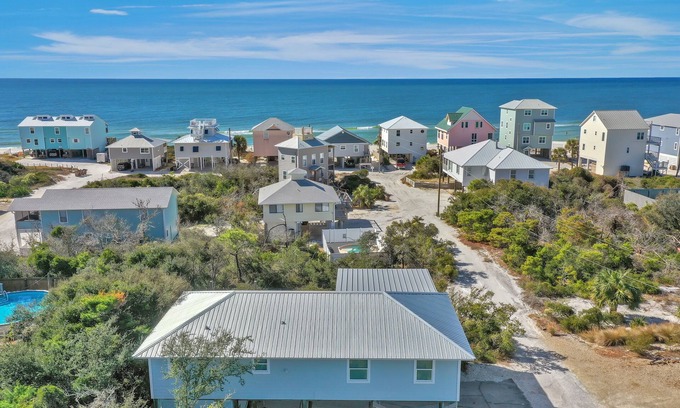 Cape San Blas House | Single Level, Close To Beach, Great Beach View Covered Deck ~ Salt Cured