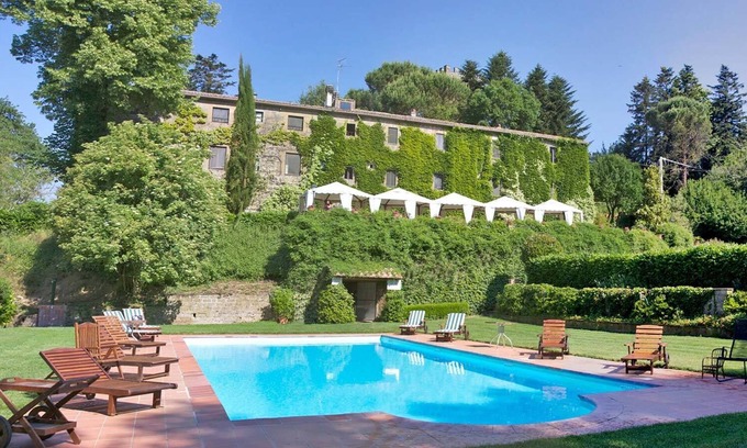 Grotte di Castro Other | Single-storey apartment with pool view and private patio