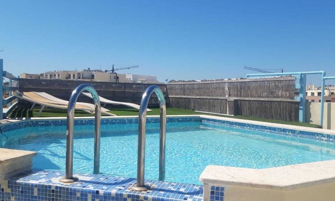 Sliema Apartment | Sliema AMAZING SEA FRONT Penthouse with Pool !