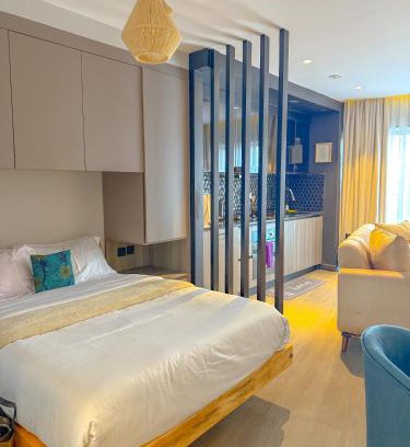 Westlands Apartment | Smart Home Stays, Luxe Serviced Studio at Escada Westlands, Pool, Gym, Fast Wi-Fi and Rooftop Views