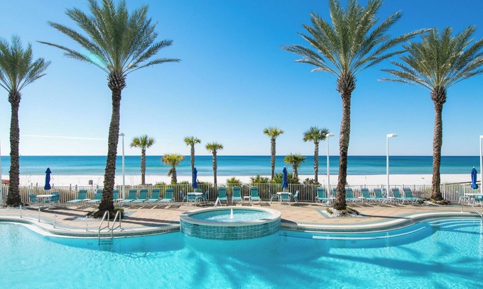 Panama City Beach Condo | Snowbird Friendly Gulf Front Condo, Sweeping Views +Resort Amenities