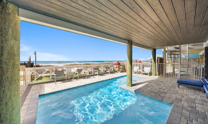 Bel Air House | "Soul Surfer" Dream Vacation Home w/Direct Beach Access on the East End of Panama City Beach. Private Pool, Game Room, Large Suites + More!