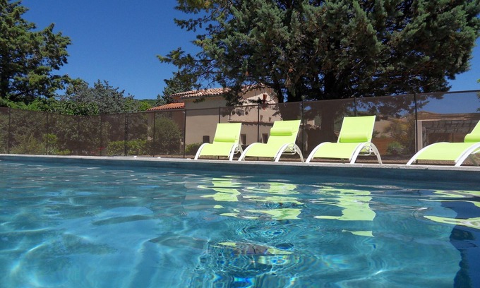 Saint-Maurice-d'Ibie House | Southern Ardèche cottage with swimming pool near Vallon Pont D arc