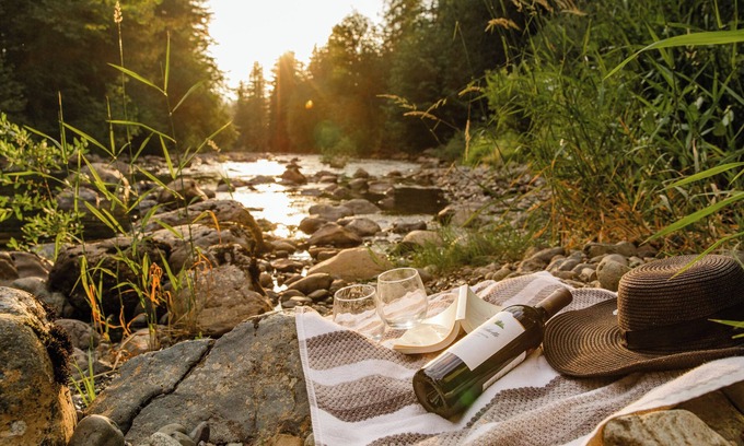 North Bend Cabin | SouthFork Serenity Enchanting Riverfront Cabin with Large Deck - Pet-Friendly!