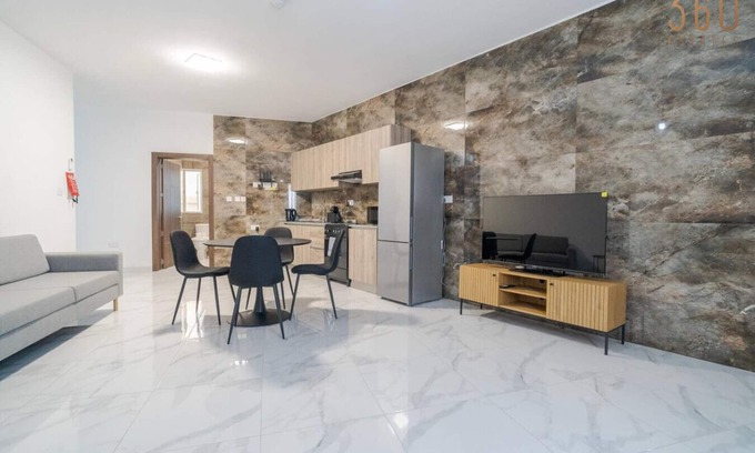 Tarxien Apartment | Spacious 1BR home with comfortable bed w/WIFI & AC